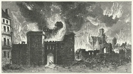 El Gran Incendio de Londres, 1666